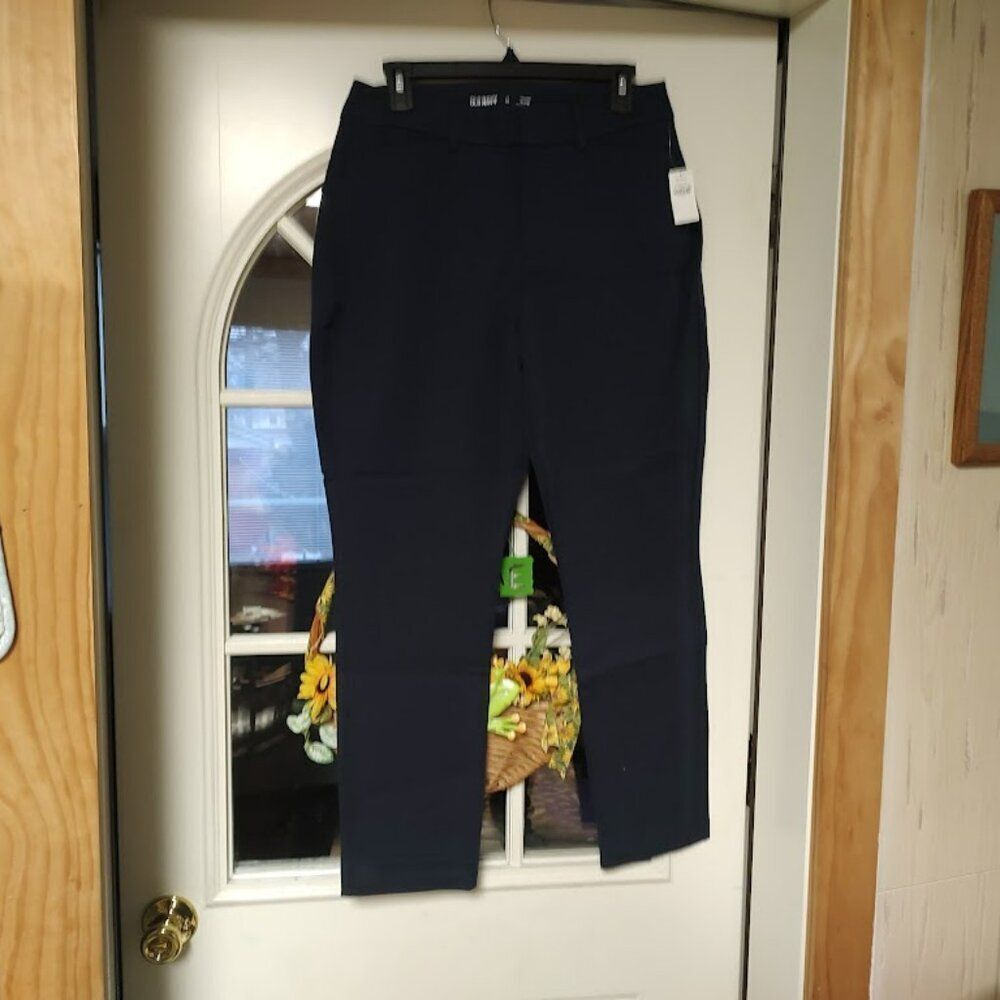 New Old Navy Navy Blue High Rise Pixie Legging Pants Size Women's 12